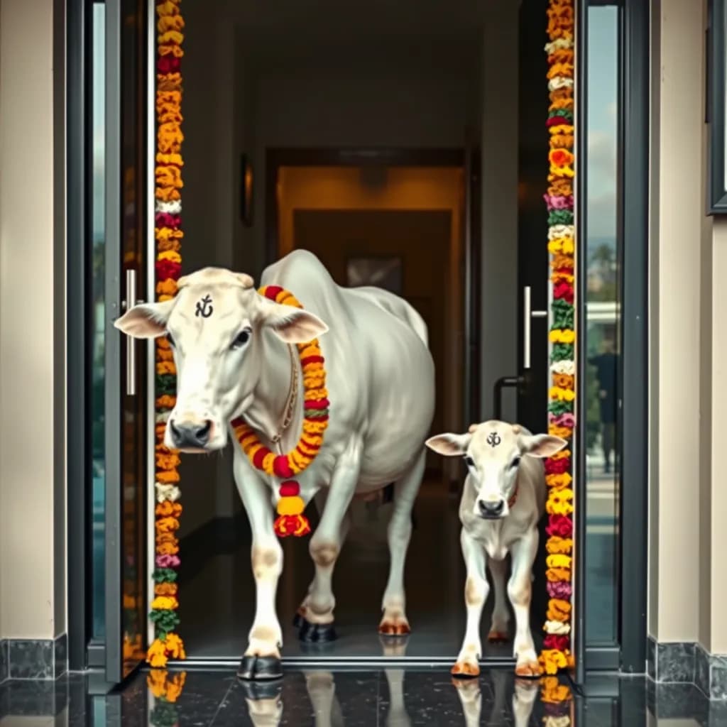 cow for house warming