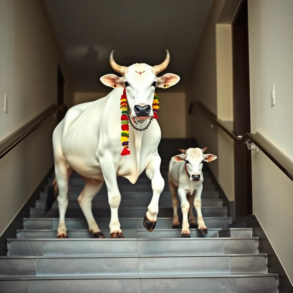 Cow Worship in Housewarming